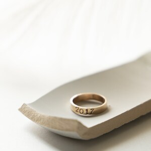 Custom Year Ring | Class Ring | 14K Gold Filled