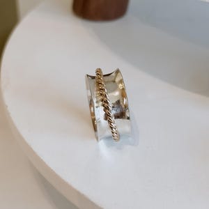 Sterling Silver Spinner Ring | Gold Filled Spinner Band