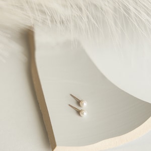 Pearl Studs | 14K Gold Filled