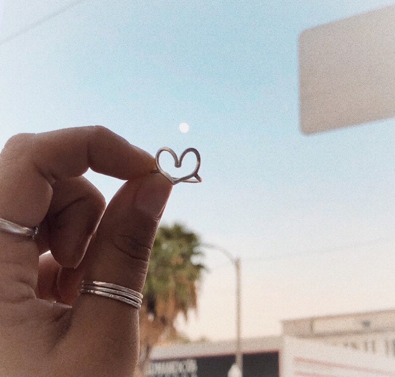 El Corazon Ring Handmade Sterling Silver image 9