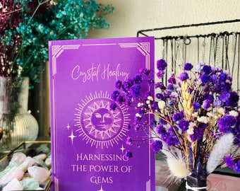 Crystal Healing: Harnessing the Power of Gems Book | Crystal Books | Crystal Meanings | Spiritual | Magical Books | Chakra | Cleansing