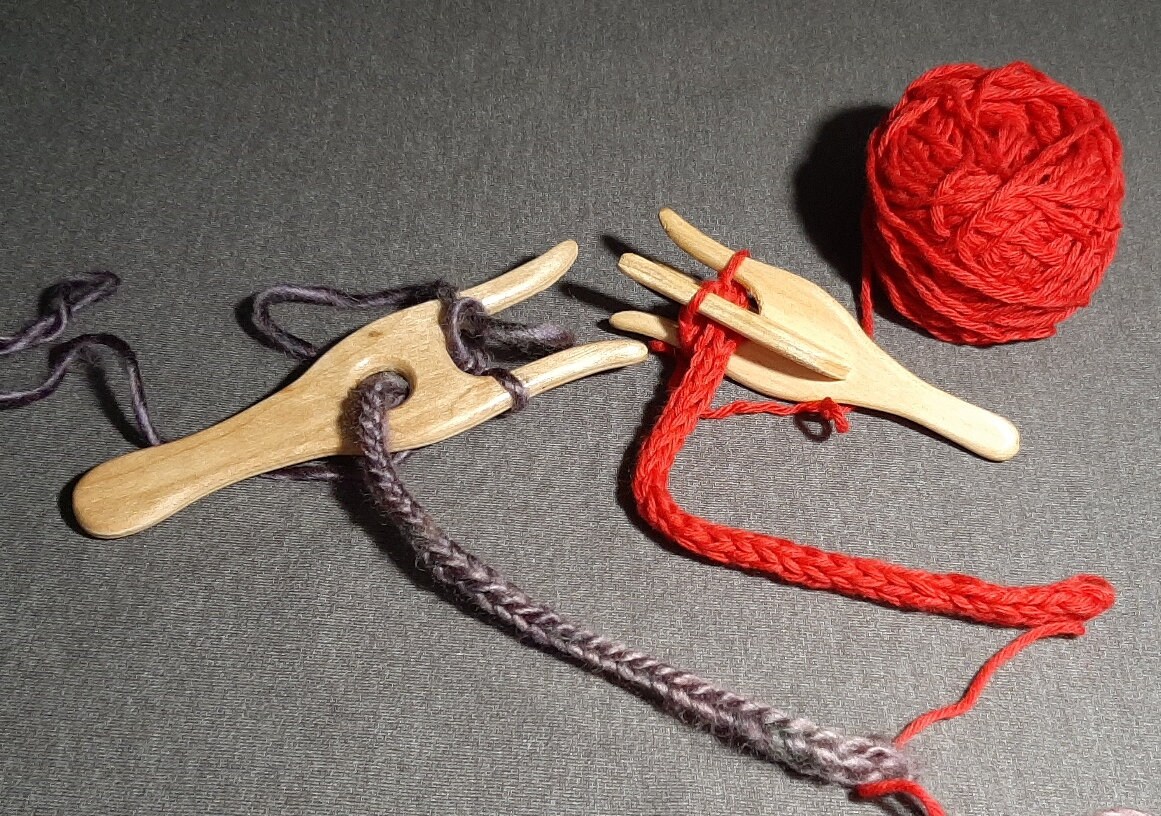 Lucet Double Lucet Cordmaking Cord Making Tool Сord Etsy