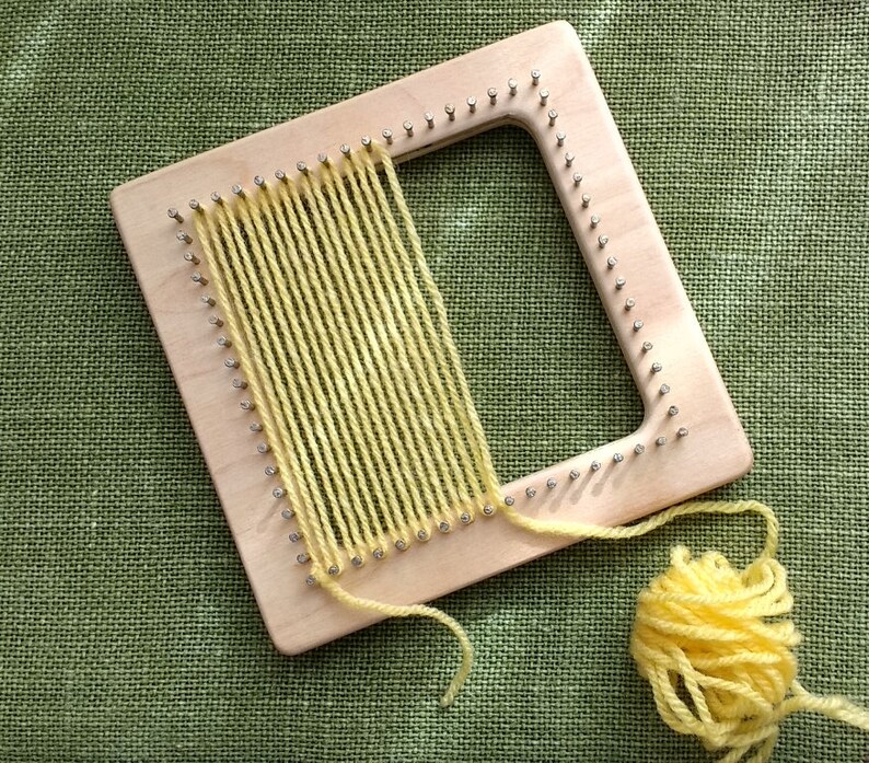 Pin Loom Zoom Loom Square loom Weaving Loom Frame Loom Etsy