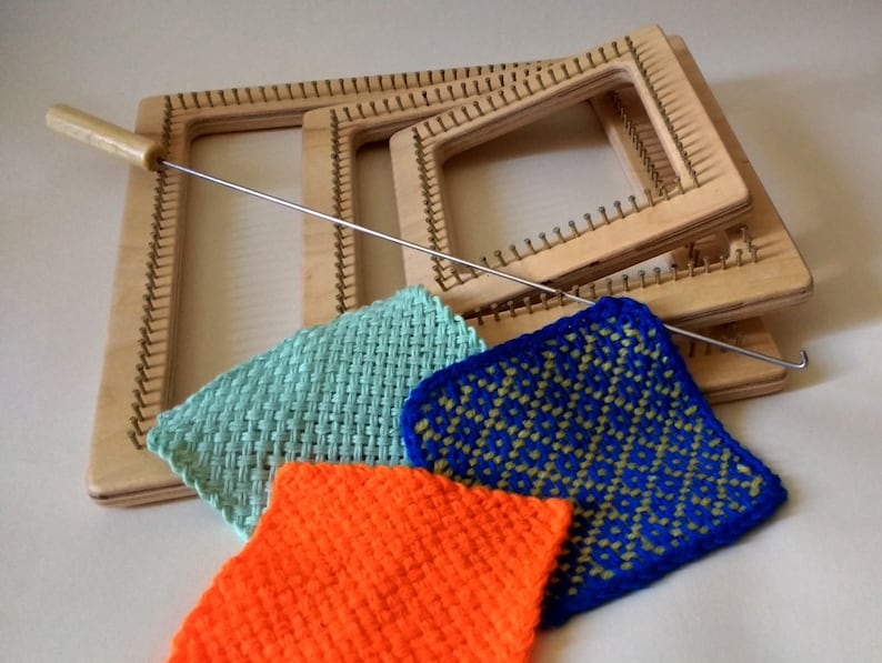 3 Pin Looms Kit Zoom Loom Square loom Weaving Loom Frame Etsy