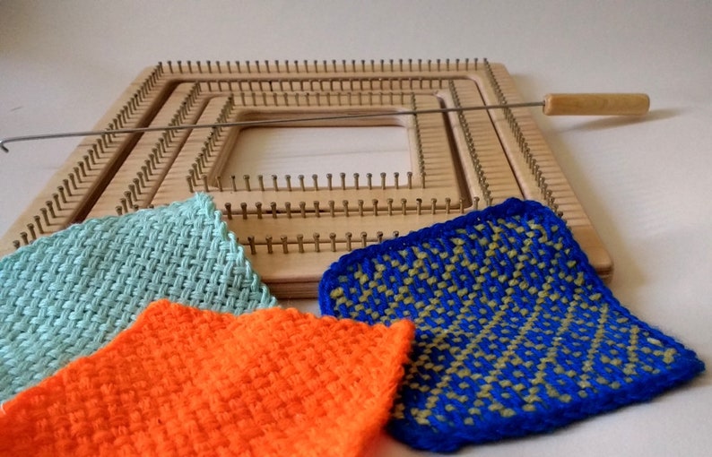 3 Pin Looms Kit Zoom Loom Square loom Weaving Loom Frame Etsy
