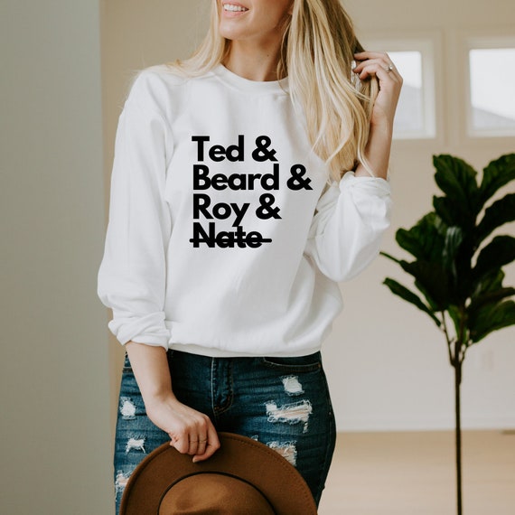 Ted Beard Roy u0026 Nate Football Crewneck Ted Lasso - Etsy Canada