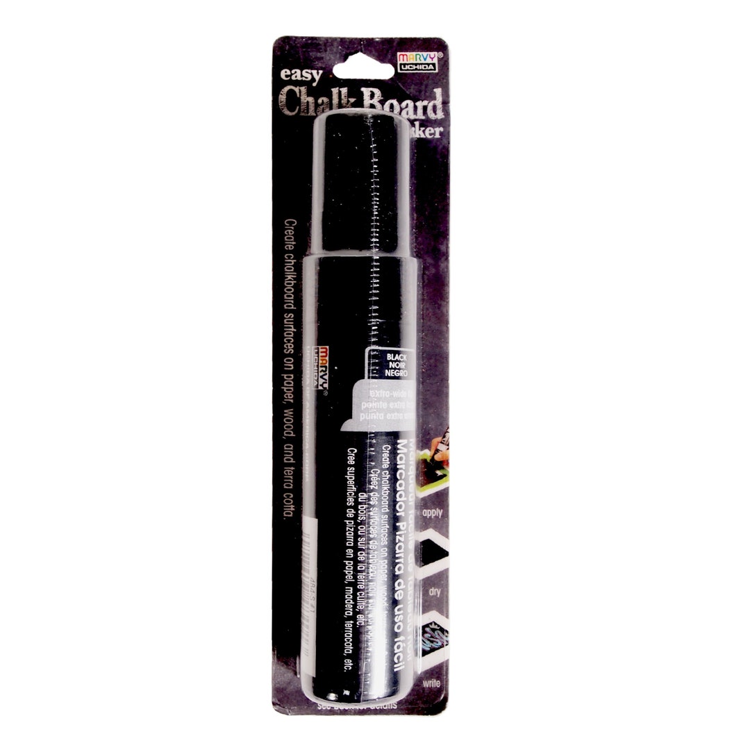 Marvy Uchida : Easy Chalk Board Marker - Black Color - - Etsy