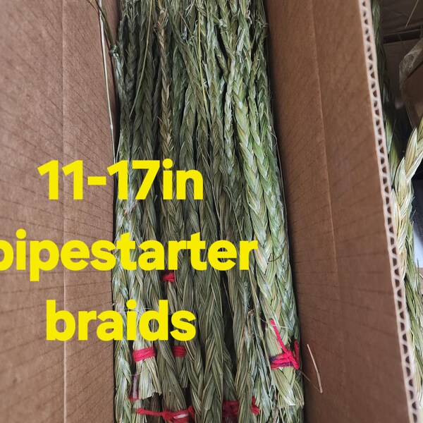 Sweetgrass braids pipestarters ( see description)