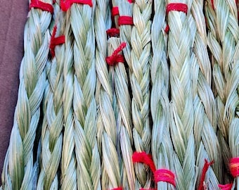 Green Sweetgrass Braids         up to 36 inches .Pick your length. Hierochloe odorata ,Buffalo Grass, wekusk