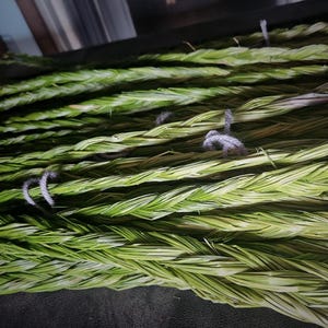 Extra long Sweetgrass Braid 3 -36 inches choose Sweetgrass Braids. Pick your length. Hierochloe odorata ,Buffalo Grass, wekusk i2025