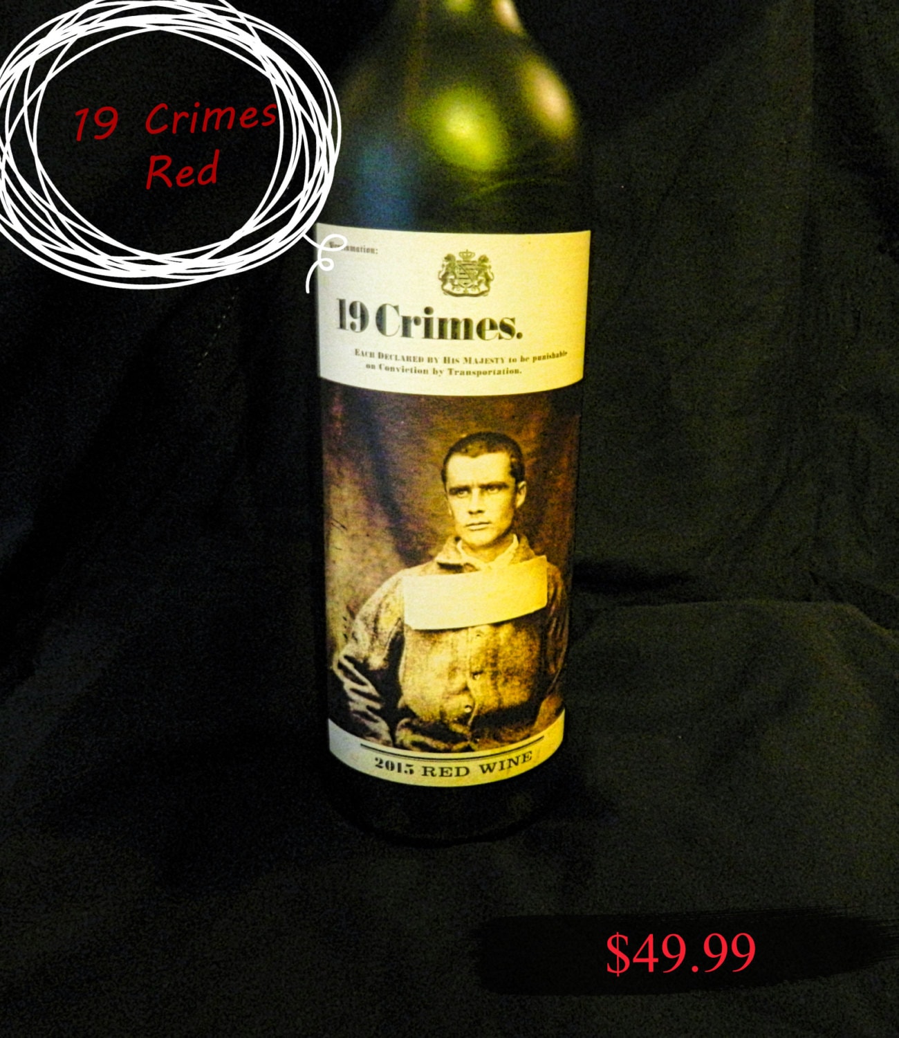 19 Crimes Red Wine - Etsy