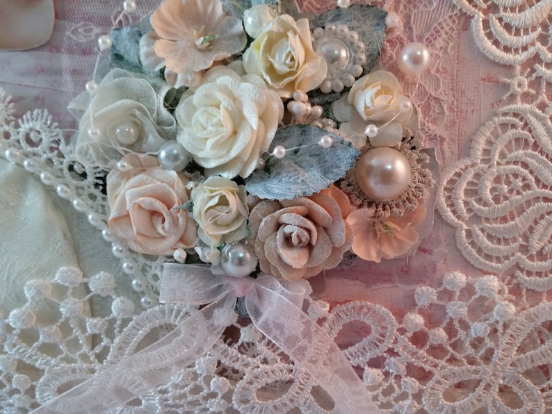 The original picture in the technique of mixed media Bride