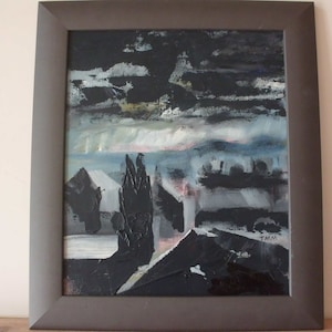 Original Oil on board by T M McGrath &#39;&#39;Approaching Storm&#39;&#39;