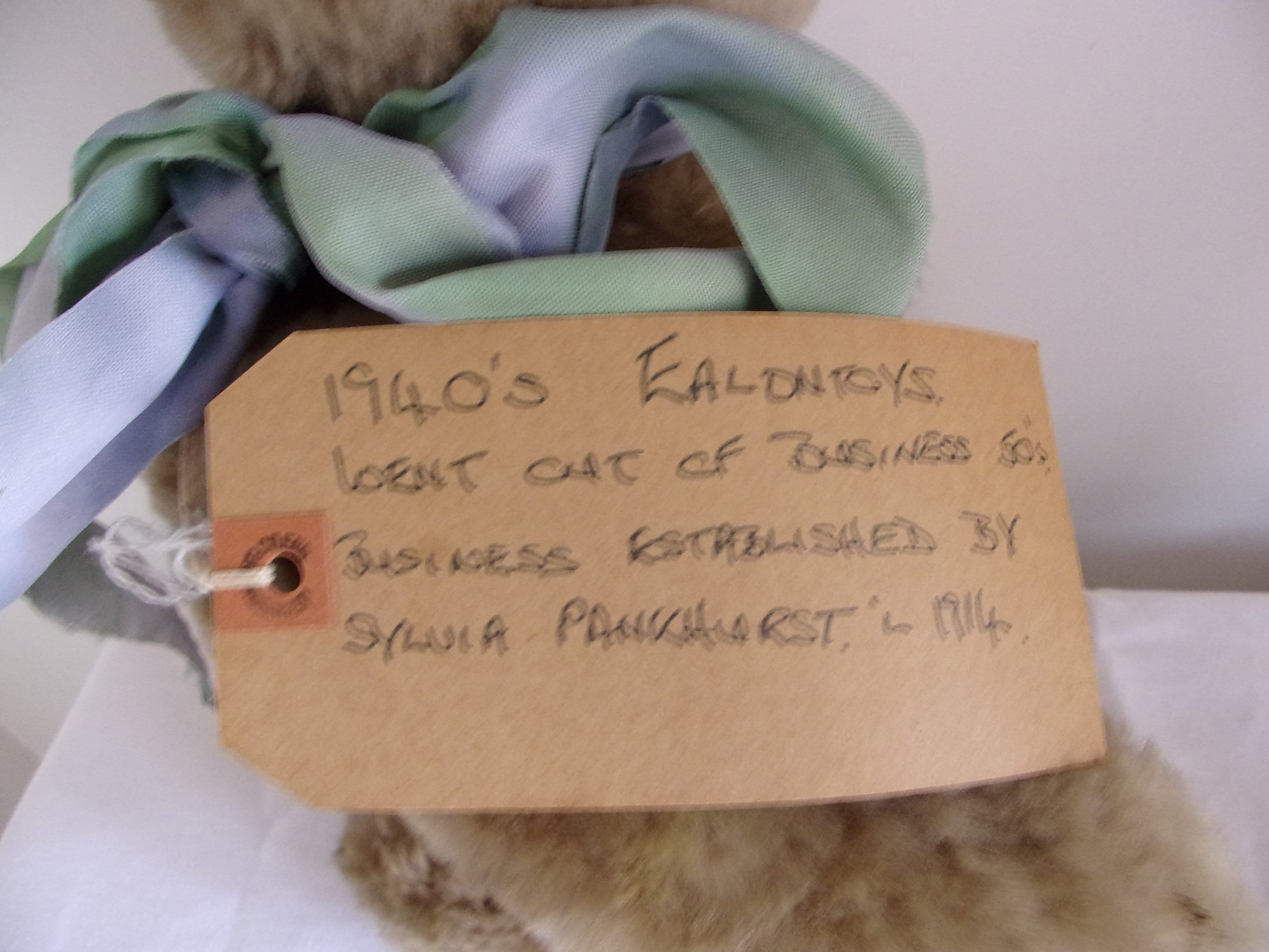 1940s Ealon Teddy Bear With Glass Eyes Etsy UK