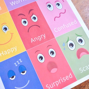 Emotion Cards Printable Digital Download - Etsy