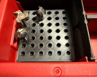 Milwaukee PACKOUT 4-Drawer Storage Router Bit Holder Insert Gift for Him
