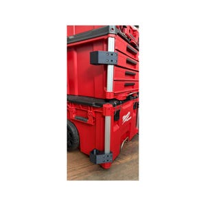 Upgrade Your Milwaukee Packout with a Sturdy Big Pole Holder - Easy Clamp-On Installation