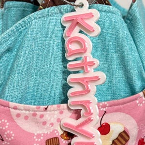 Personalized Name Tag Keychain - Diaper Bag & Lunch Box Tag