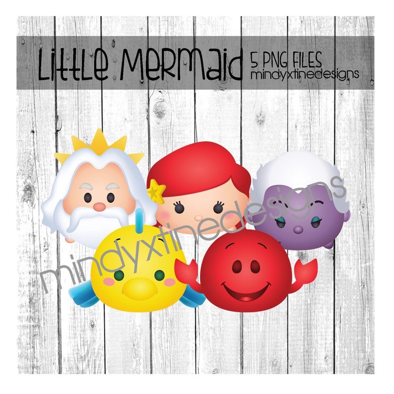 little mermaid tsum tsum