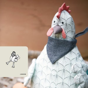 Mamma Chicken PDF Sewing Pattern Easter Decoration