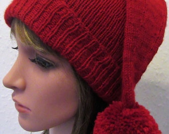 Christmas Hat * Children and Adult Sizes * Pdf Knitting Pattern
