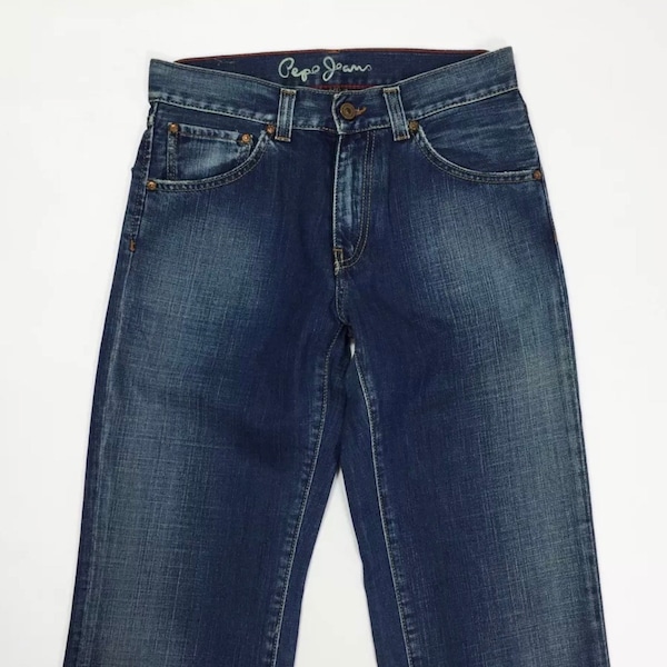 Pepe jeans london used man unisex W28 Tg(IT)42/leg straight skim denim T3584