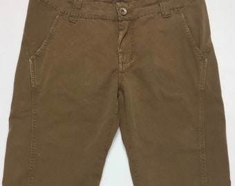 Moda moda trend pantalone donna dritto w28 tg 42 usato marrone comodo jeans T235