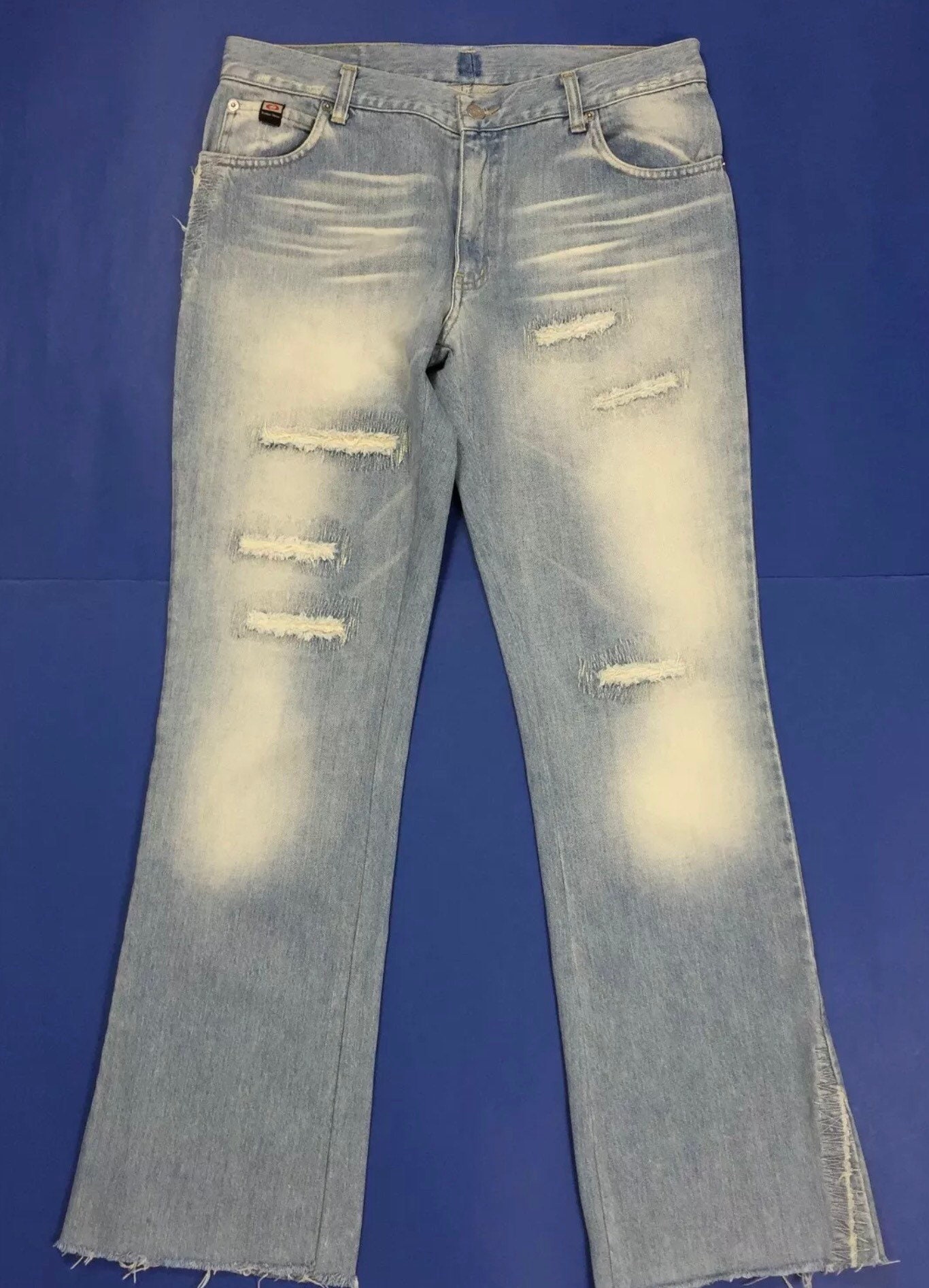 Paw Bootcut Torn Destroyed W36 Tg50 