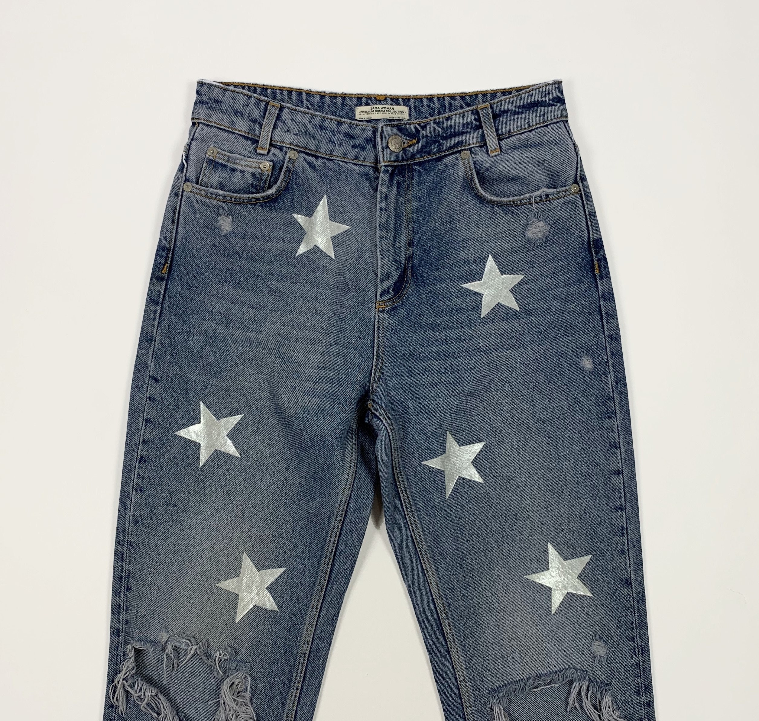 Stars Jeans Zara Woman Used Destroyed 