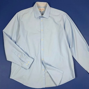 Emanuel ungaro used men&#39;s shirt L41 shirt cotton luxury long sleeve T6228