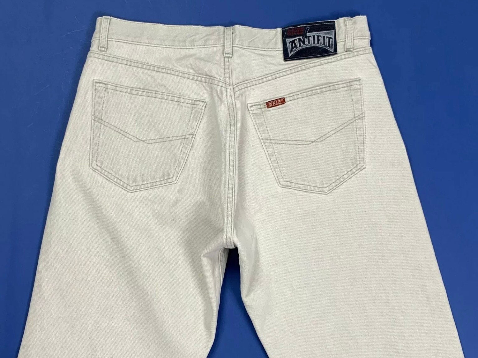 Rifle Anti Fit Jeans Uomo Usato Vintage W33 Tg47 Denim | Etsy Australia