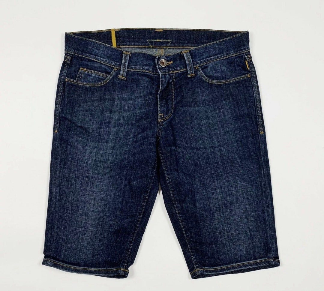 Buy Meltin Pot Panel Shorts Women Used Denim Jeans W28 Size 42 Slim Stretch  Blue T5560 Online in India