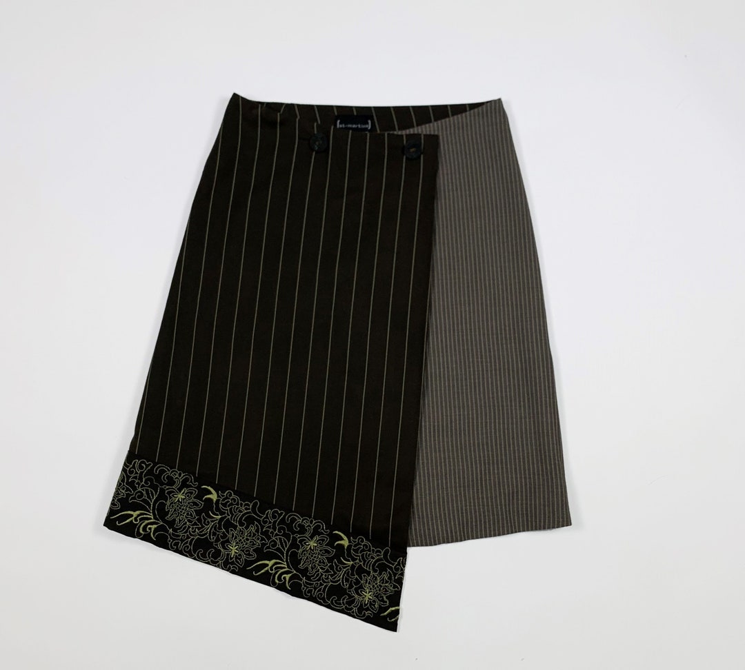 St Martins Scandinavian Design Skirt Woman S Band Brown Skirt Fashion ...