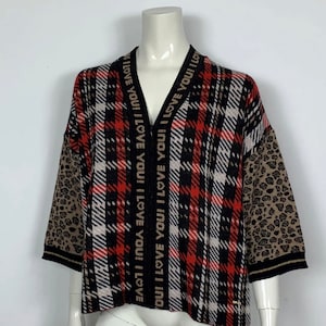 Blugirl blumarine cardigan over size open XS luxury women&#39;s sweater i love T8116