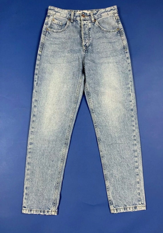 Stradivarius jeans mom donna usato W24 Tg38 Eur34 hot vita alta boyfriend T6507 Etsy Italia