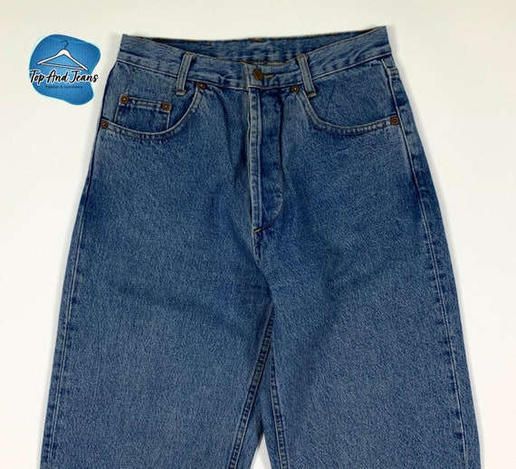 Jeans Americanino W29 talla 43 para hombre y mujer denim boyfriend azul usado tiro alto T8752 Etsy Mexico