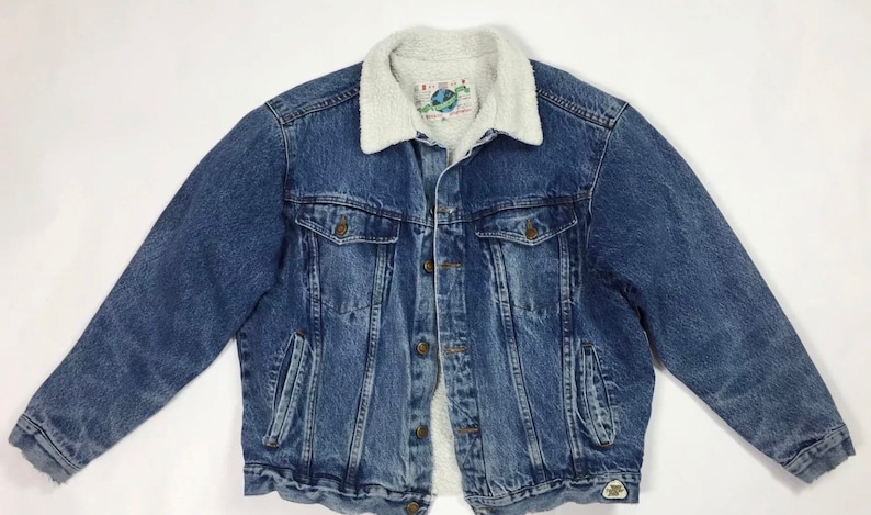 giubbino jeans imbottito