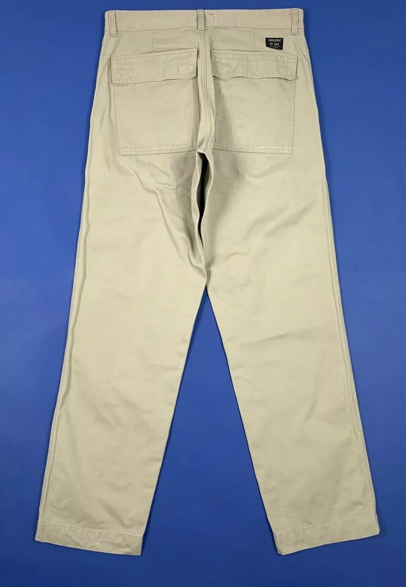 Leesures by lee jeans pantalone uomo usato W32 L34 tg 46 beige | Etsy
