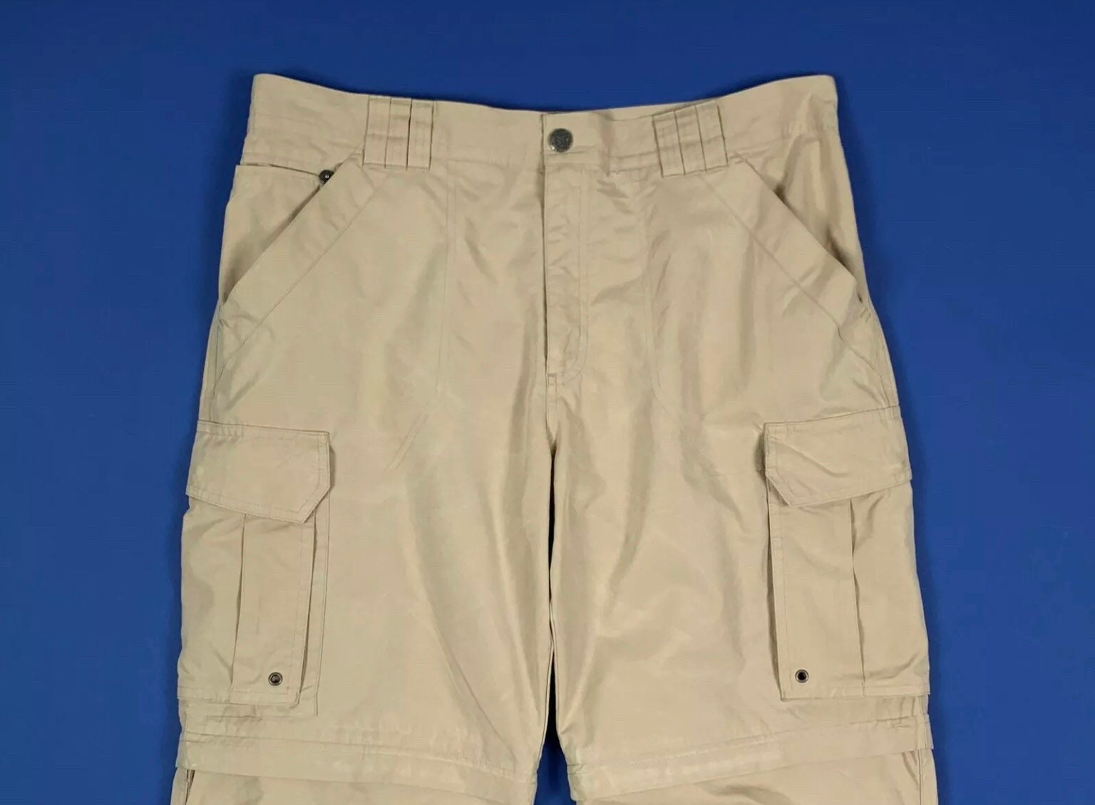 Pantalones de hombre quechua usados seguimiento sport shorts bermuda W34 tg 48 beige T7547 Etsy Espana