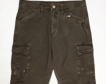 Oviesse men&#39;s used cargo trousers W36 size 50 relaxed comfortable boyfriend T4097