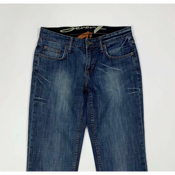W30 Tg 44 Leg Bootcut Denim Blue 
