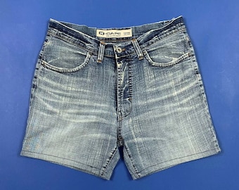 Xcape shorts jeans woman used W31 Tg45 mom hot denim stretch boyfriend T5715