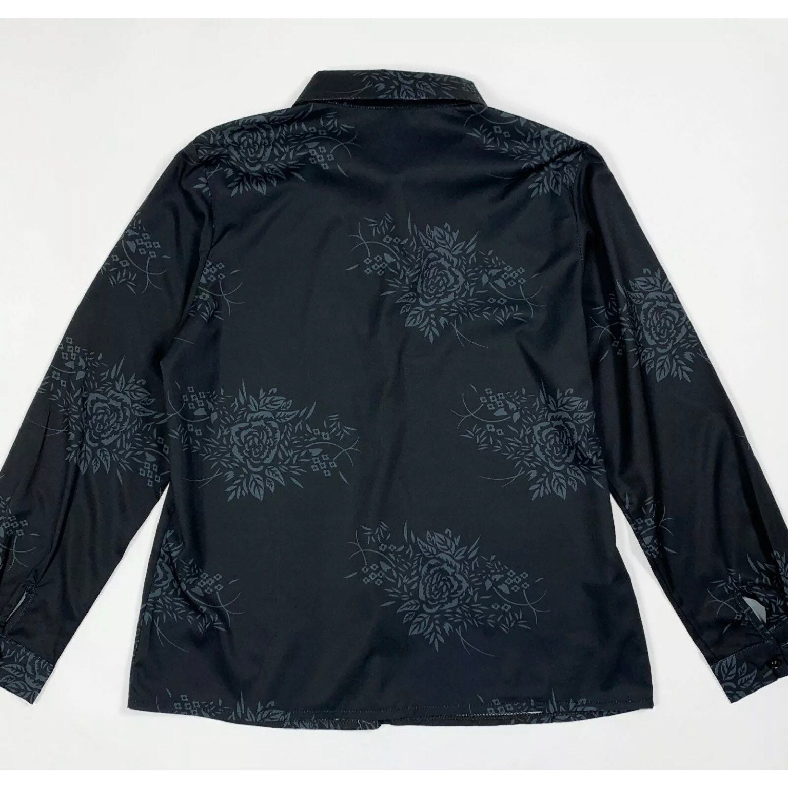 Women's Shirt Used Blouse Top L Floral Vintage Shirt Top