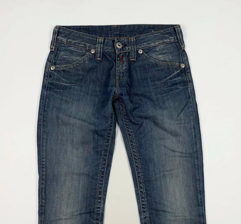 Replay 497 jeans women used W28 tg 42 blue denim slim vintage bo