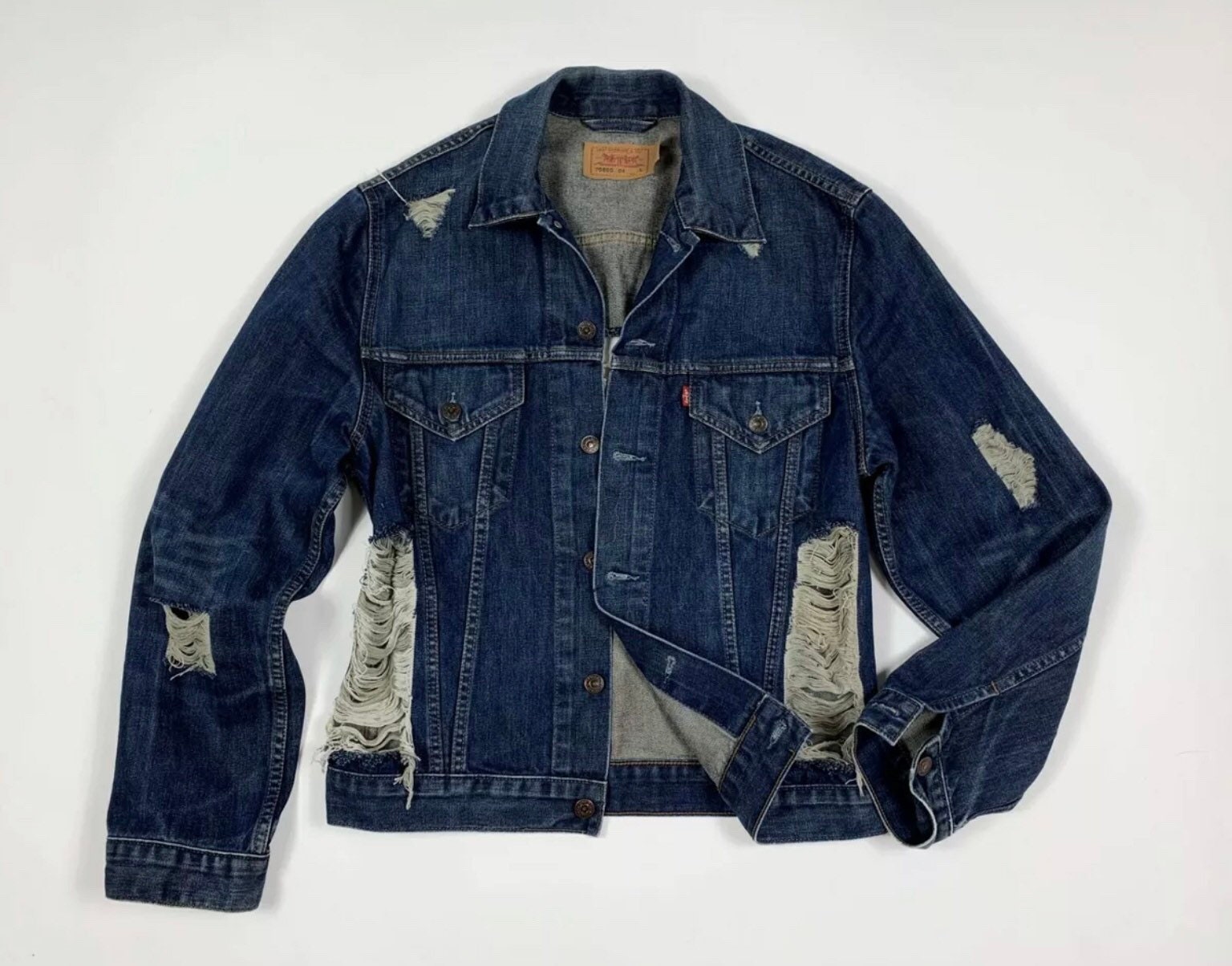 Levis 70500 04 L veste denim d truit homme usag veste en jean