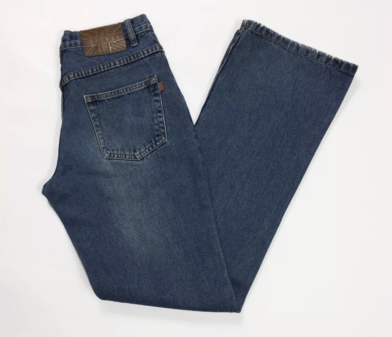 Richmond Jeans Donna Usato Slim Bootcut Denim W28 Tg 42 Zampa | Etsy  Australia