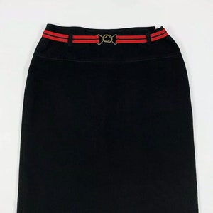 Carla Saibene skirt used luxury used W28 Tg42 velvet skirt woman used T6407