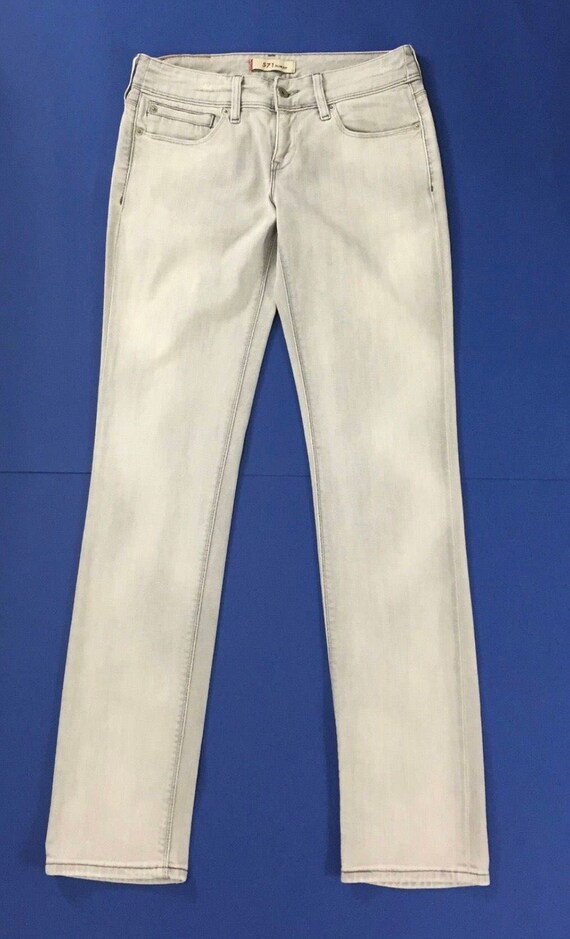 Levis 571 W29 TgIT42/43 jeans slim fit gris claro usado | Etsy México