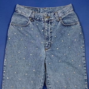 Rhinestone Jeans Shorts 