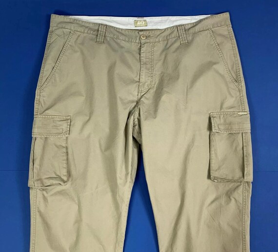 Rifle pantalone uomo usato gamba dritta W48 L35 tg 62 beige | Etsy Italia